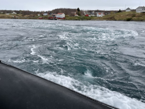 The current of Saltstraumen. Photo