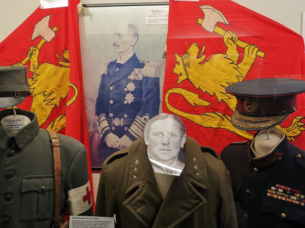 Part of the exhibition at Lofoten Memorial War Museum. Photo
